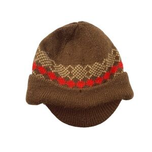 Old Navy | Toddler Beanie Medium Knit Brown Red Shade